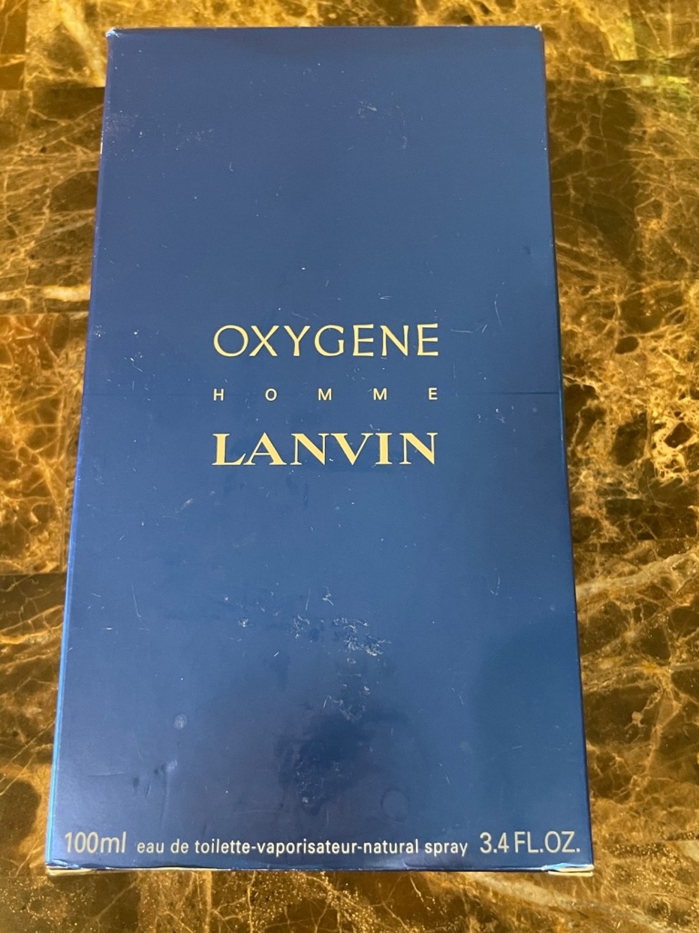 Lanvin Oxygene Homme - Aqua Green and Blue Bottle - Picture 3 of 4